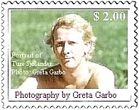 Garbo as Photographer: The first colour picture by Greta  Garbo of Ture Sjolander